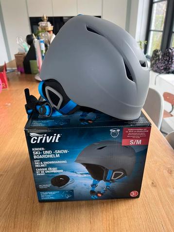 Skihelm kind S/M 48-51cm grijs beschikbaar voor biedingen