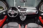 Fiat 500 C 0.9 TwinAir Turbo 500S AUT LEDER PDC NAVI VIRTUAL, Auto's, Gebruikt, Leder en Stof, Origineel Nederlands, Bedrijf