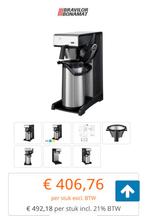 Koffie machine bravilor bonamat, Witgoed en Apparatuur, Koffiezetapparaten, 10 kopjes of meer, Ophalen of Verzenden, Zo goed als nieuw