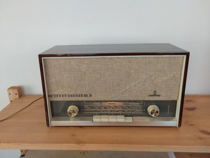 Tafelradio met buizen. Siemens Klangmeister  RG43, Audio, Tv en Foto, Radio's, Ophalen