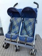 Poppen maclaren tweeling buggy duo buggy tweelingwagen, Ophalen of Verzenden, Zo goed als nieuw, Babypop