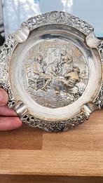 Vintage zilveren asbak, Ophalen of Verzenden, Gebruikt