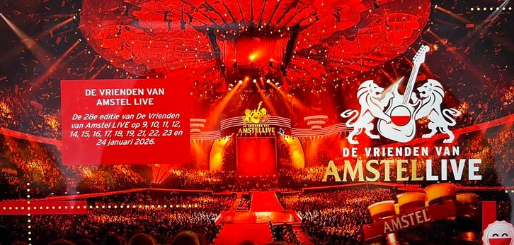 Vrienden van Amstel Live | 21 Januari 2026, Tickets en Kaartjes, Evenementen en Festivals, Drie personen of meer