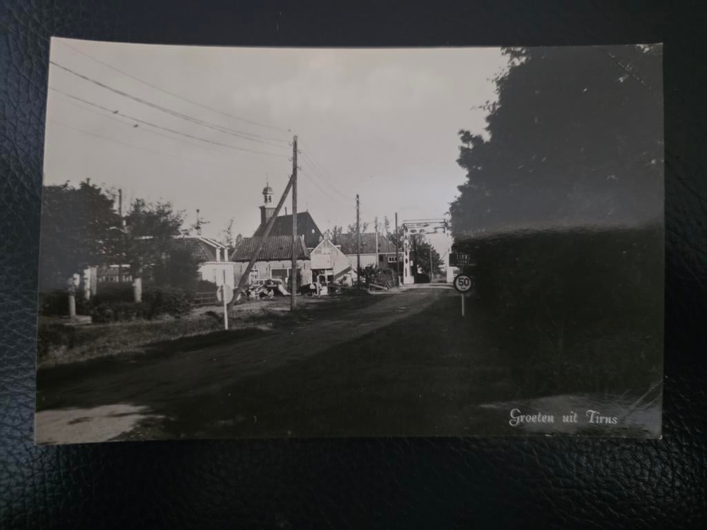 Ansichtkaart Tirns (1)., Ophalen of Verzenden, Ongelopen, Friesland