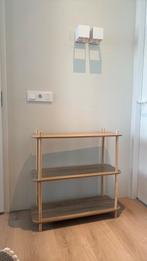 Trending houten Action sidetable, Huis en Inrichting, Tafels | Sidetables, Ophalen, 100 tot 150 cm, Zo goed als nieuw, 25 tot 50 cm