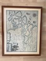 Mooie ingelijsten oude landkaart zeeland 17e eeuw, Ophalen, Voor 1800, Nederland, Landkaart