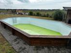 Houten Opbouw zwembad, Tuin en Terras, Ophalen, Gebruikt, Ladder