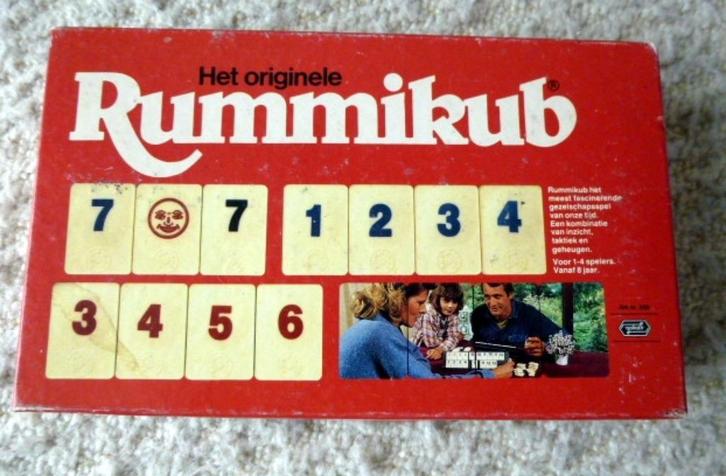 Rummikub ( kleinere versie), Hobby en Vrije tijd, Gezelschapsspellen | Overige, Een of twee spelers, Drie of vier spelers, Ophalen of Verzenden