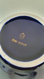 Echt Kobalt blauw vaasje, gouden decoratie. 5A8, Antiek en Kunst, Antiek | Keramiek en Aardewerk, Ophalen of Verzenden