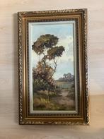 Landschap schilderij j.d. Uittenbogaard, Antiek en Kunst, Kunst | Schilderijen | Klassiek, Ophalen of Verzenden