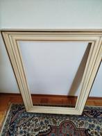 Schilderijlijst crème met goud biesje 50 x 80 cm., Ophalen, Gebruikt, 75 tot 100 cm, 75 cm of meer