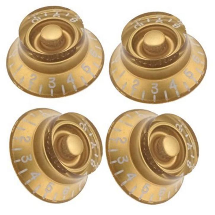 GRATIS VERZENDEN 4 x Gibson / Epiphone knoppen Goud, Muziek en Instrumenten, Instrumenten | Onderdelen, Nieuw, Elektrische gitaar