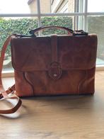 Leren tas, bruin, Ophalen, 30 tot 40 cm, Minder dan 30 cm, Bruin