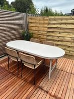 Tuintafel, Tuin en Terras, Ophalen, Zo goed als nieuw, Ovaal, Aluminium