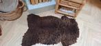 Bruin groot schapenvacht, 100 tot 150 cm, Bruin, Nieuw, Rechthoekig