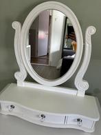 Witte kaptafel met lades, Ophalen, Gebruikt, 50 tot 100 cm, Minder dan 100 cm