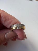 Bicolor zilveren ring, Sieraden, Tassen en Uiterlijk, Ringen, Ophalen of Verzenden, Dame, Zilver, Zilver