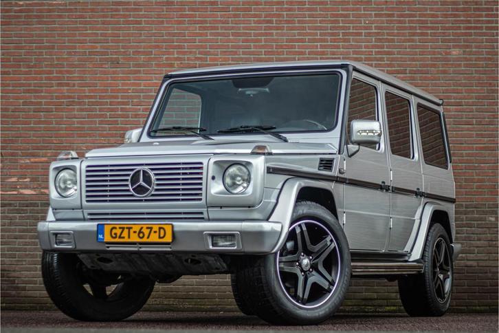 Mercedes-Benz G-Klasse 320 V6 Station Wagon Automaat, Schuif, Auto's, Oldtimers, Te koop, 4x4, ABS, Airbags, Airconditioning, Alarm