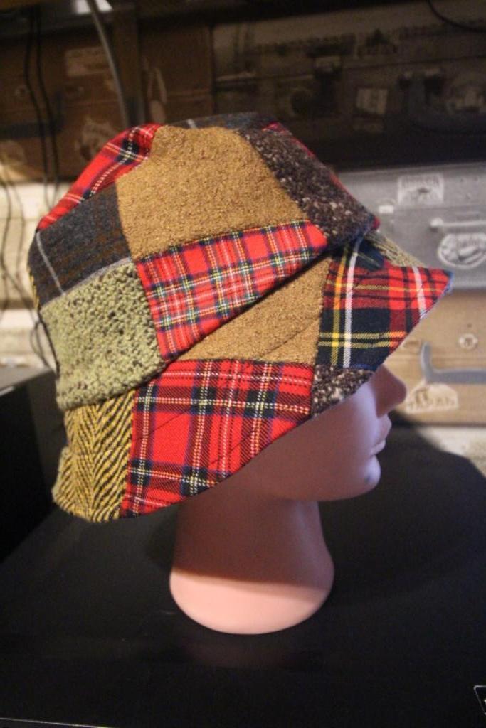 Patchwork Vissershoedje Schotse ruit Kerst-Sint cadeau nr. 8, Kleding | Dames, Hoeden en Petten, Nieuw, Hoed, 58 cm (L, 7¼ inch) of meer