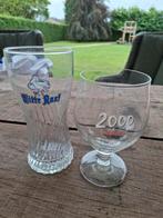 Bierglazen: Witte Raaf & Heineken 2000, Ophalen of Verzenden, Zo goed als nieuw, Glas of Glazen