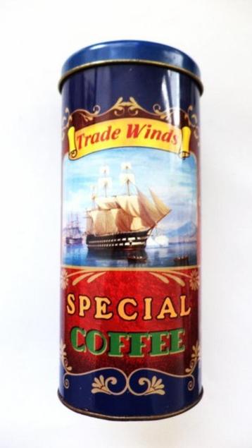 Trade Winds Special Coffee blik met zeilschepen (7637) beschikbaar voor biedingen