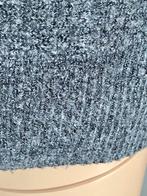 H892 Jean Pascale maat S=36 gebreide trui grijs/blauw, Kleding | Dames, Truien en Vesten, Blauw, Ophalen of Verzenden, Zo goed als nieuw