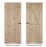 Draaideur Schuifdeur Eiken binnendeur Dos Links, 80 tot 100 cm, Binnendeur, Nieuw, Ophalen of Verzenden
