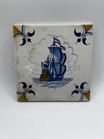 Antieke tegels schepen schip vintage, Antiek en Kunst, Ophalen