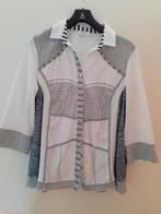 Prachtige blouse van het merk Just White., Kleding | Dames, Gedragen, Ophalen of Verzenden, Maat 46/48 (XL) of groter