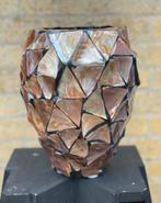 Mother of pearl vase, Overige kleuren, Verzenden, Minder dan 50 cm, Glas