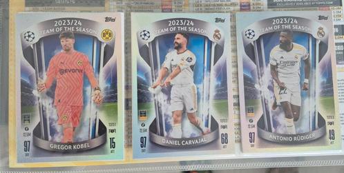 Complete set Team of the Season - Topps Match Attax 24-25, Hobby en Vrije tijd, Verzamelkaartspellen | Overige, Nieuw, Ophalen of Verzenden