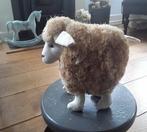 Brocant oud schaap van stof en sisal - Pasen - lente, Diversen, Pasen, Ophalen of Verzenden, Gebruikt