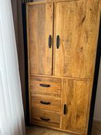 Titel: Mooie mangohouten kast – topstaat, Huis en Inrichting, Kasten | Buffetkasten, Ophalen of Verzenden, Zo goed als nieuw, 25 tot 50 cm