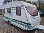 Chateau Nice 430Mover en tent  bj 2005 li schade 4950 euro, Caravans en Kamperen, Caravans, Mover, Bedrijf, Treinzit, 750 - 1000 kg