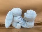 Jellycat bunny soother blue (blauw konijn), Ophalen of Verzenden, Gebruikt, Konijn