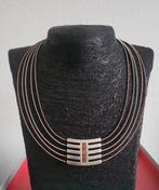 Pierre Lang Choker Ketting - Nieuwstaat!, Nieuw, Ophalen of Verzenden, Zilver, Overige materialen