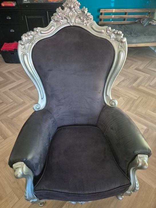 Mooie fauteuil in barokstijl, Huis en Inrichting, Stoelen, Gebruikt, Eén, Ophalen