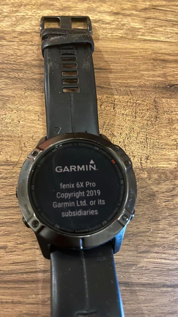 Garmin Fenix 6X Pro - Topsporthorloge, Sieraden, Tassen en Uiterlijk, Smartwatches, Gebruikt, iOS, Zwart, Afstand, Calorieverbanding