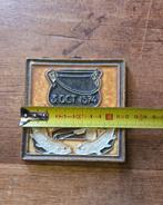 De Porceleyne Fles Cloisonné Tegel Leiden ontzet, Antiek en Kunst, Antiek | Wandborden en Tegels, Ophalen of Verzenden