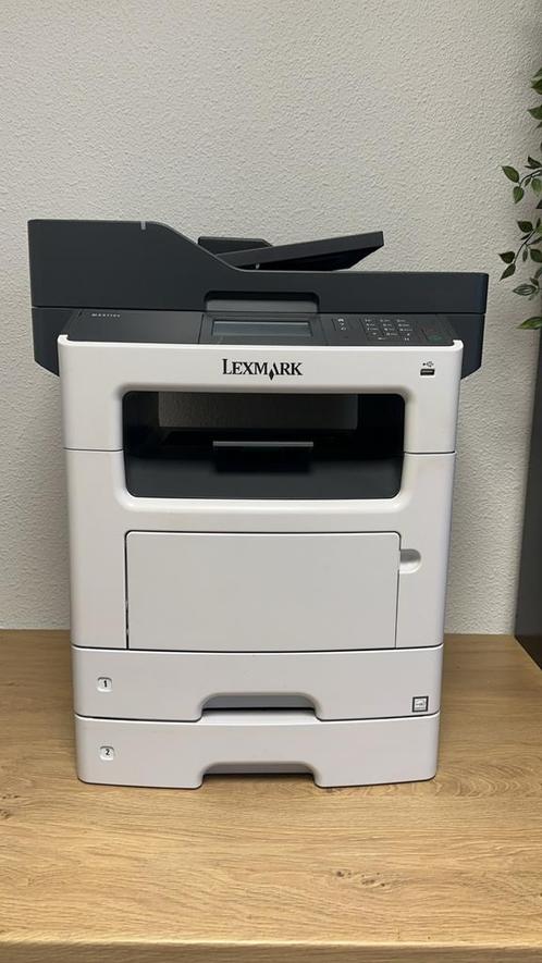 Lexmark MX511DE Printer, Computers en Software, Printers, Zo goed als nieuw, All-in-one, Laserprinter, Ophalen