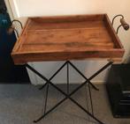 Dienblad tafel butler tray, Ophalen of Verzenden, Zo goed als nieuw, Rechthoekig, Hout