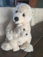WWF Knuffel IJsbeer met jong, Ophalen of Verzenden, Zo goed als nieuw, Beer