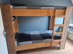 Stapelbed steigerhout, Huis en Inrichting, Ophalen, Gebruikt, 90 cm, Tweepersoons
