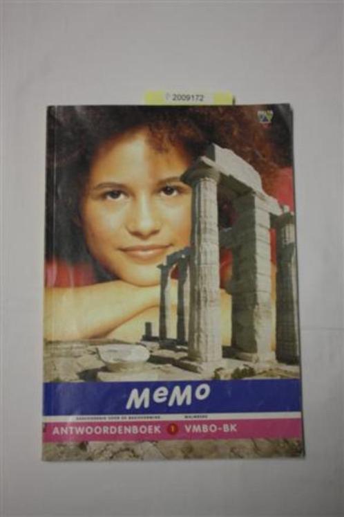 Geschiedenis voor de basisvorming Memo 1 vmbo-bk Antwoordenb, Boeken, Schoolboeken, Nieuw, Geschiedenis, VMBO, Ophalen of Verzenden