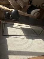 Zwarte industriele salontafel, Huis en Inrichting, Tafels | Salontafels, 100 tot 150 cm, Minder dan 50 cm, Rechthoekig, 50 tot 100 cm