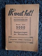 Ik weet het. Boekje uit 1941, Boeken, Ophalen of Verzenden, Gelezen