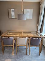 Eettafel Riviera Maison, Huis en Inrichting, Tafels | Eettafels, Ophalen, Gebruikt, 50 tot 100 cm, Glas