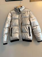 Mt 140 146 Winterjas zilver - in erg goede staat -, Kinderen en Baby's, Kinderkleding | Maat 140, Meisje, Ophalen of Verzenden