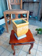 Zware Planten Pot, Tuin en Terras, Ophalen, Steen, Vierkant, Zo goed als nieuw