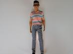 Barbie Fashionistas Ken Stylin' Stripes pop uit 2015., Ophalen of Verzenden, Zo goed als nieuw, Barbie